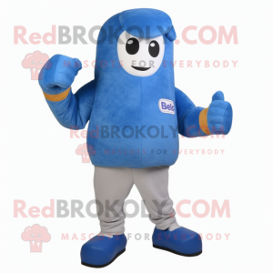 Blue Boxing Glove mascotte...