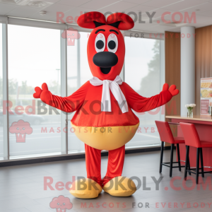 Mascottekarakter van een...