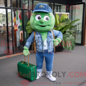 Mascot character of a Green...