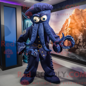 Maskotka av en Navy Kraken...