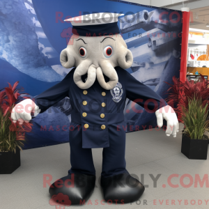 Maskotkarakter af en Navy...