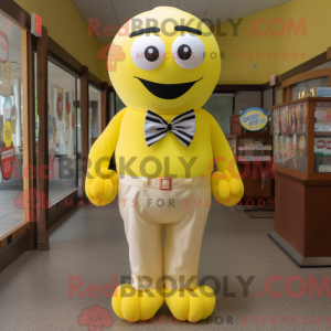 Mascottefiguur van een...
