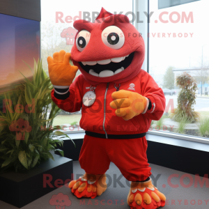 Mascottekarakter van een...