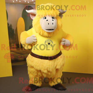 Mascottefiguur van een...
