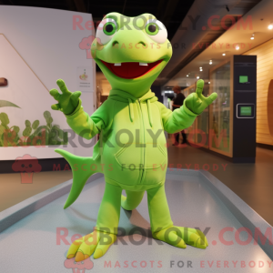Mascot character of a Lime...