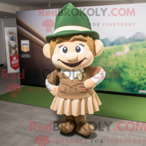 Mascot karakter van een...