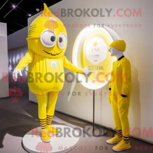 Mascot character of a Lemon...