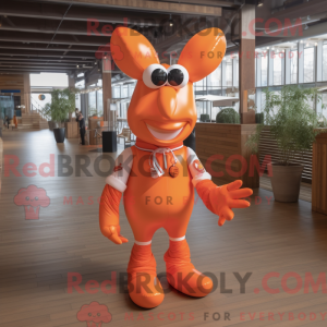 Postava maskota Orange...