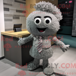 Mascot character of a Gray...