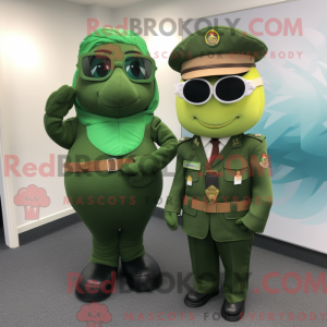 Maskottchen eines Green...