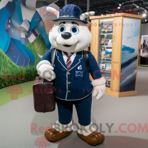 Mascot character of a Navy...