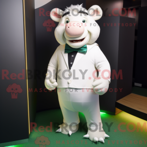 Mascot character of a White...