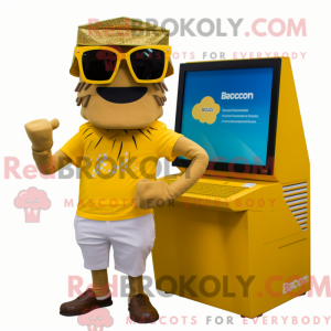 Mascot character of a Gold...