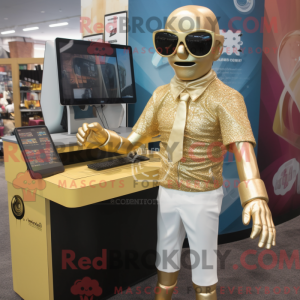 Mascot character of a Gold...