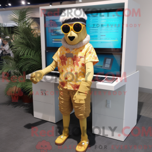 Mascot character of a Gold...