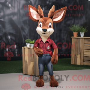 Mascot karakter van een...