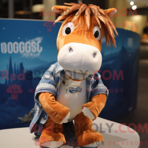 Maskot karakter af en Rust...
