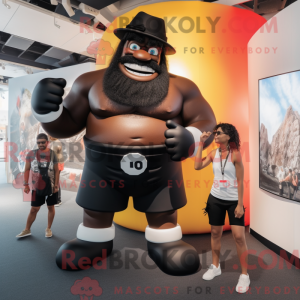 Mascot character of a Black...