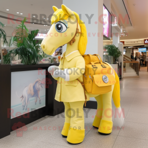 Lemon Yellow Mare maskot...