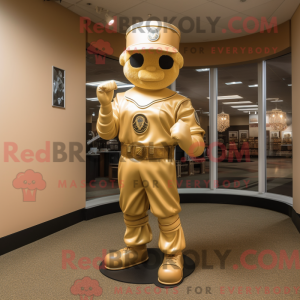 Mascot character of a Gold...