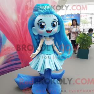 Mascot character of a Blue...