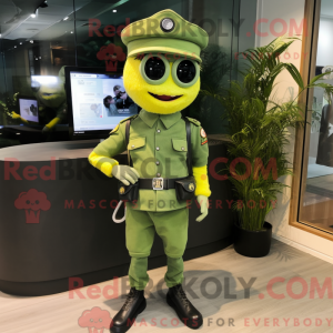Mascot character of a Lemon...