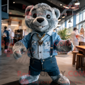 Mascottefiguur van een...