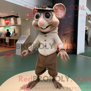 Mascot karakter van een Tan...