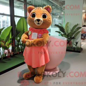 Mascot karakter van een...
