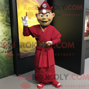 Mascot karakter van een...