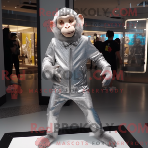 Maskottchen eines silbernen...