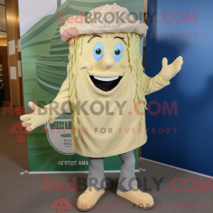 Postava maskota krémových...