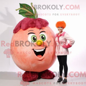 Postava maskota broskvové...
