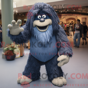Mascot character of a Navy...