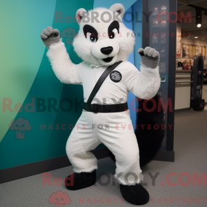 Mascot character of a White...
