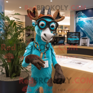 Mascot karakter van een...