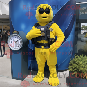 Mascot karakter van een...