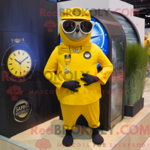 Mascot character of a Lemon...