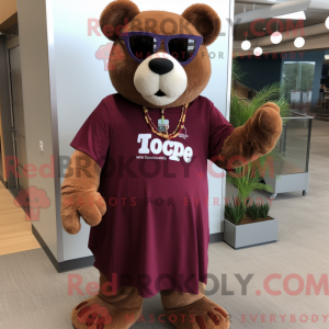 Mascot karakter van een...