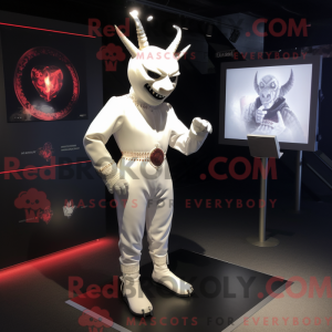 Mascot character of a White...