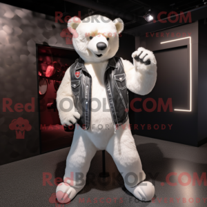 Personaje mascota de un oso...