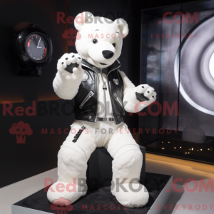 Mascot character of a White...
