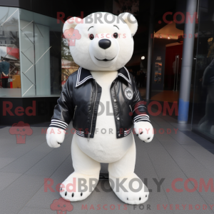 Personaje mascota de un oso...