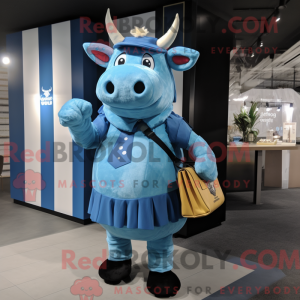 Maskotkarakter av en Blue...