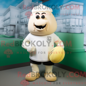Mascot character of a Cream...