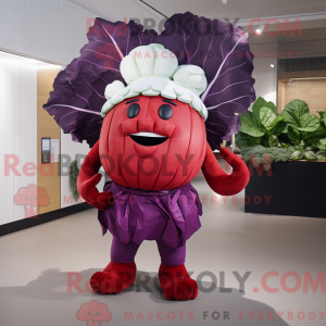Mascot character of a Red...