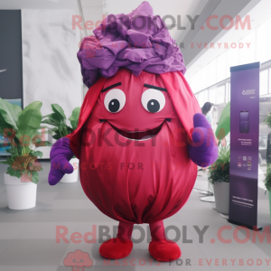 Mascot character of a Red...