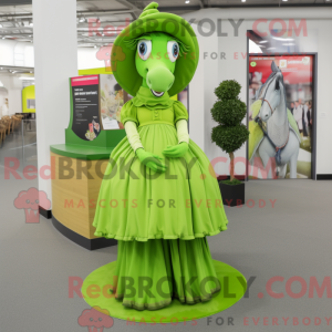 Mascot character of a Lime...