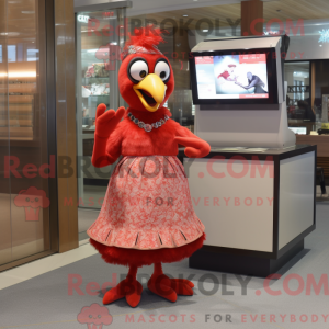 Mascot character of a Red...