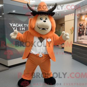 Mascottefiguur van een...